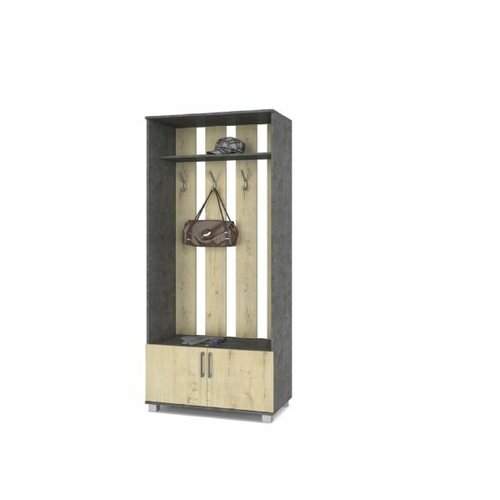 Модерн Прихожая 800 с крючками Кана К73 Камень темныйИрландский дуб 10500₽