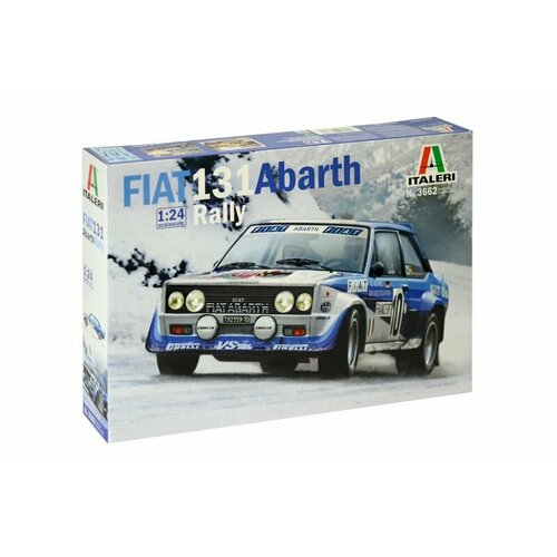 Сборная модель Italeri 3662ИТ Автомобиль FIAT 131 ABARTH RALLY Масштаб 1/24 fiat abarth 124 rgt 49 rada jugas rally monte carlo 2022 масштабная модель автомобиля коллекционная