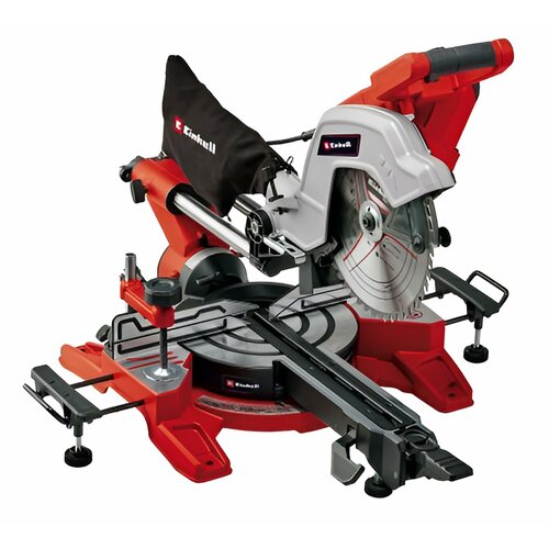 Пила торцовочная Einhell TE-SM 10 L Dual, 2100 Вт пила торцовочная einhell te sm 2131 dual 1600 вт 5000 об мин 210x30 мм