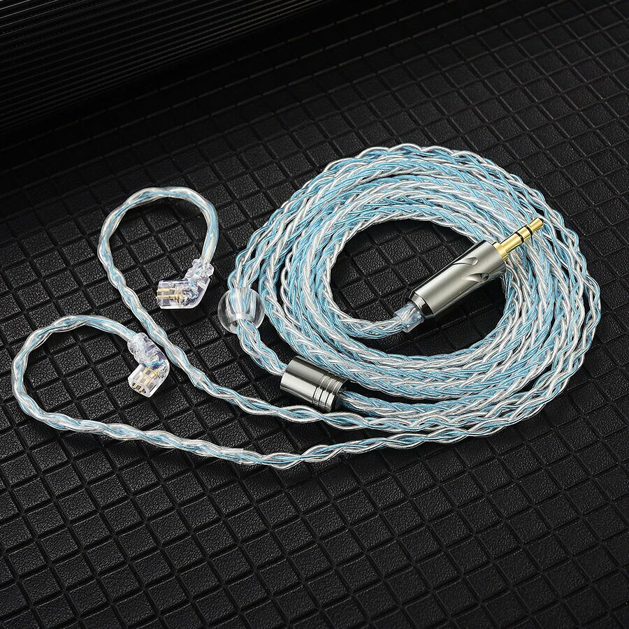 Медный посеребренный кабель для KZ ZSN pro x TRN MT1 ZXT