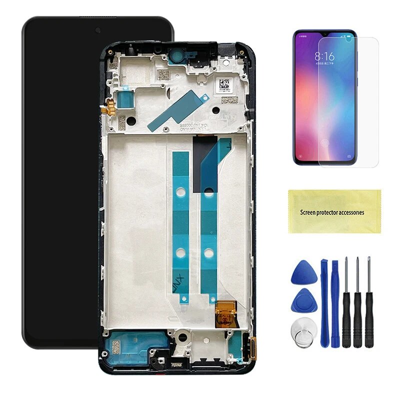 6,67 "Poco X4 Pro 5G ЖК-дисплей цифровой сенсорный экран с заменой рамки для Xiaomi Poco X4 Pro 5G 2201116 Экран дисплея PG, TFT Black Frame