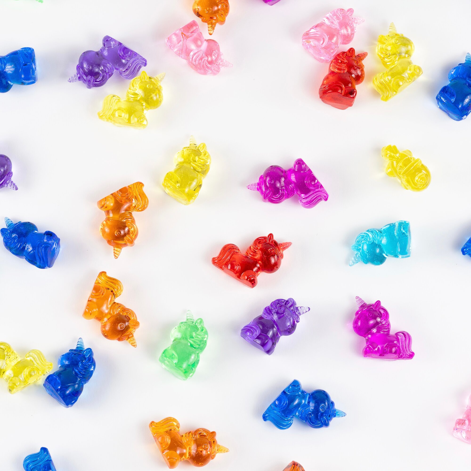 Камни для игр фигурные, кристаллы единороги, 20 шт, акрил, COLOR Si — фото 1