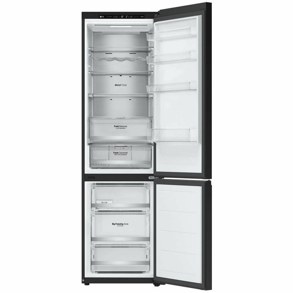 Холодильник LG GC-B509QK9M стекло черное - фото №11