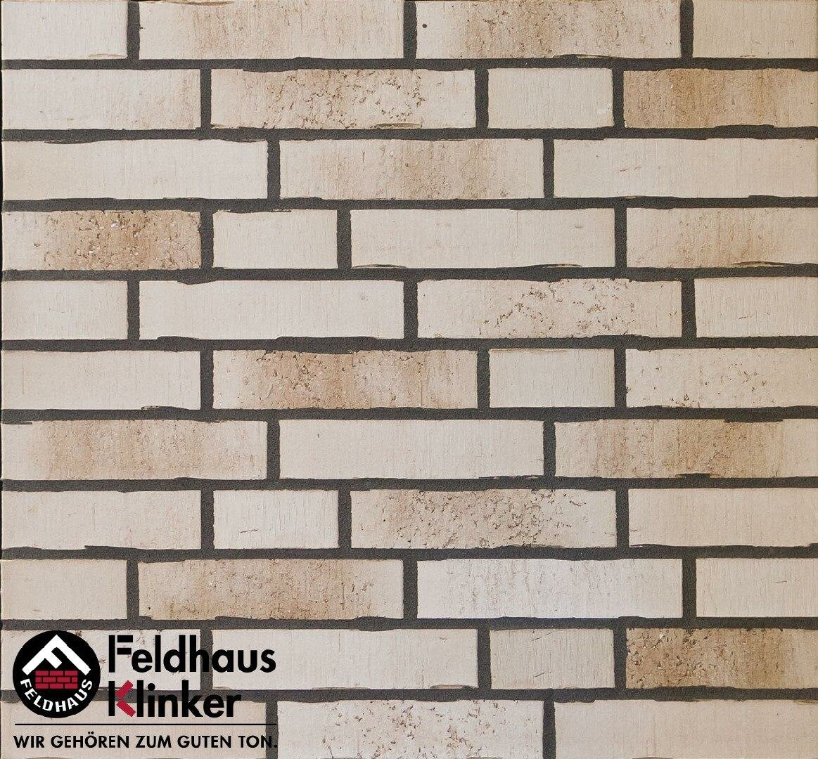 Кирпич Feldhaus Klinker Облицовочный клинкерный кирпич Feldhaus klinker K914NF vario crema sabbia