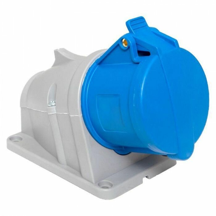 Розетка стационарная наружная 123 2Р РЕ 32А 220В IP44 PROxima EKF ps 123 32 220 PRO