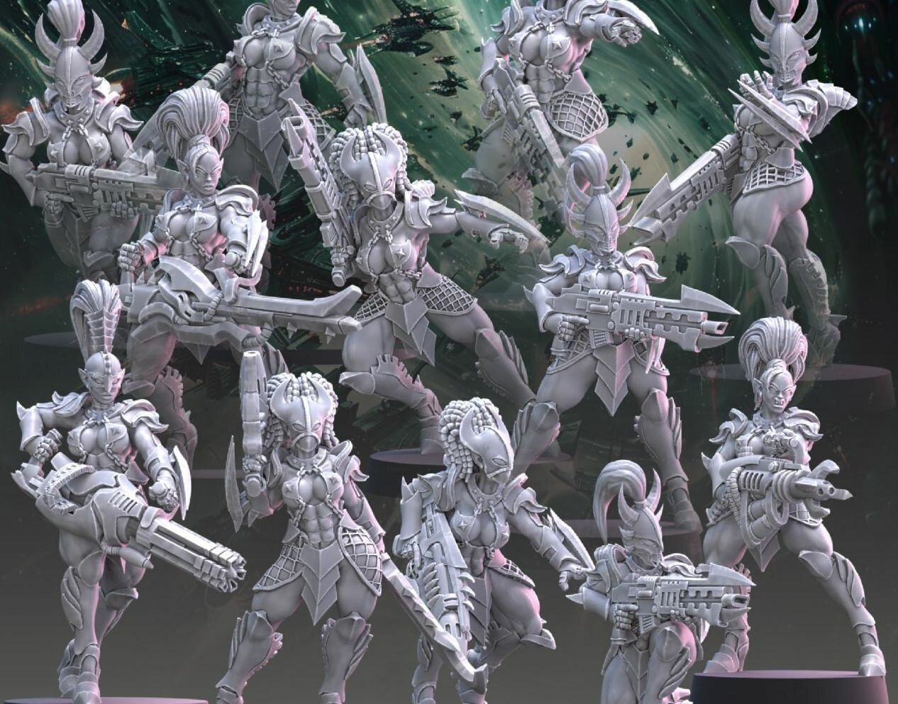 Warhammer 40000 Миниатюра Cabal Warmaidens