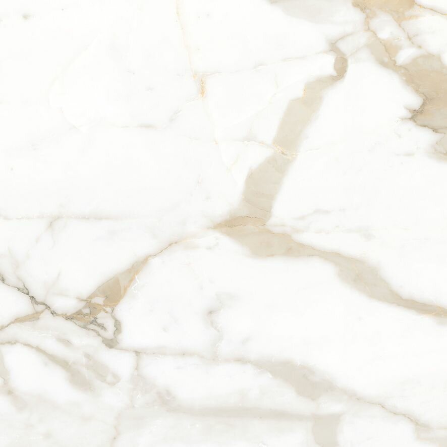 Плитка из керамогранита Ceradim Керамогранит Calacatta Superior белый мат 60x60 8 мм (цена за 1.44 м2)