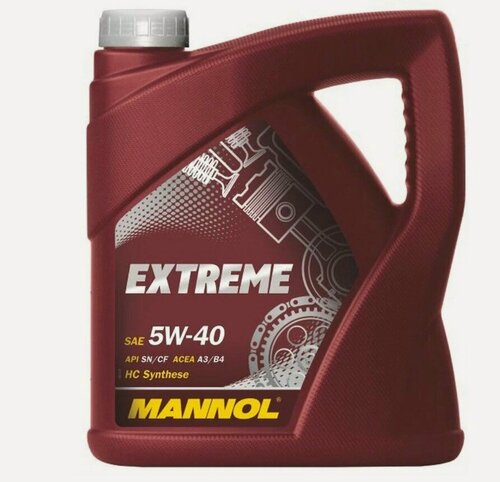 Изображение товара Масло моторное mannol extreme 5w-40 синтетическое 4 л