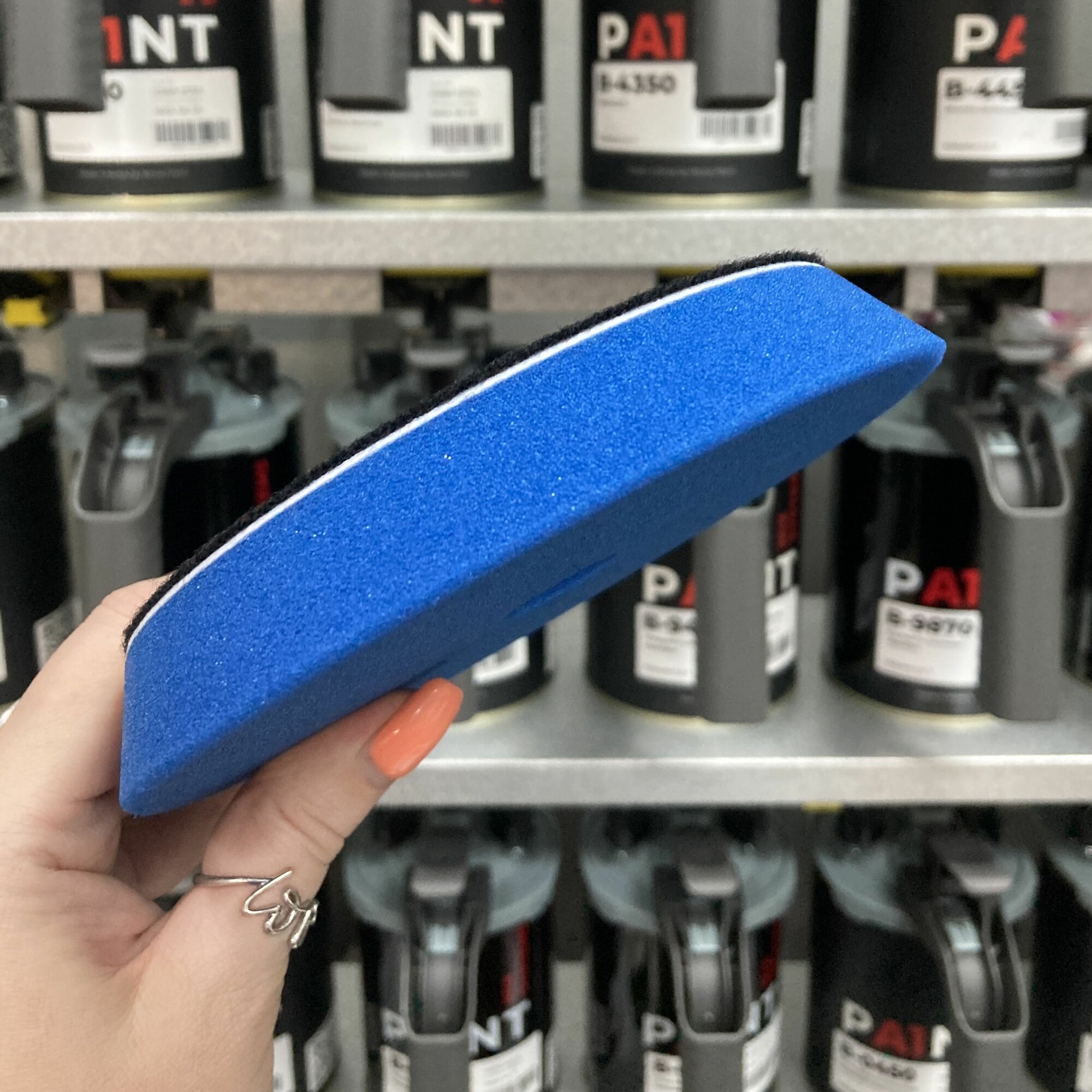 Полировальный круг твердый синий 125 мм А1 Medium Cut foam pad Blue — фото 1