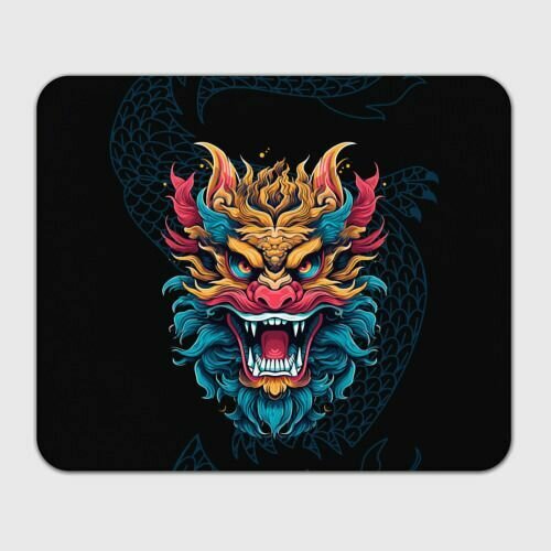 Голова китайского символа года Коврик для мыши