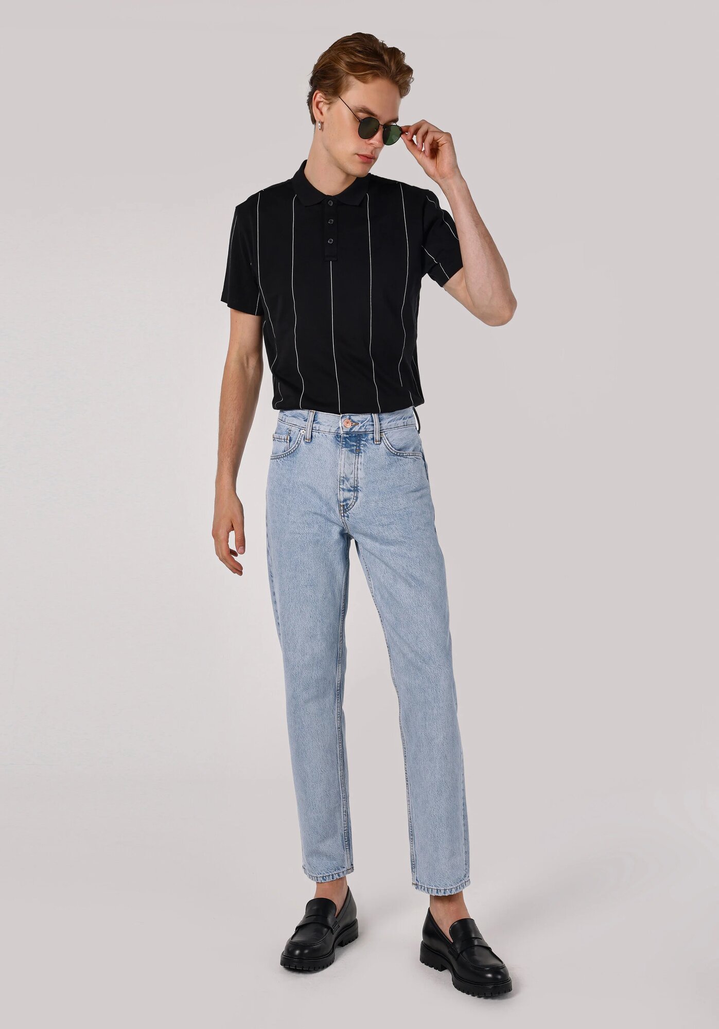 Джинсы COLIN'S 046 MARCO Loose Straight Fit, размер 34/32, голубой,