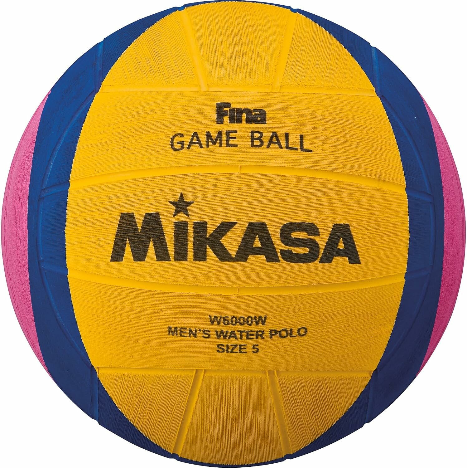 Мяч для водного поло MIKASA W6000W мужской, многоцветный, размер: 5