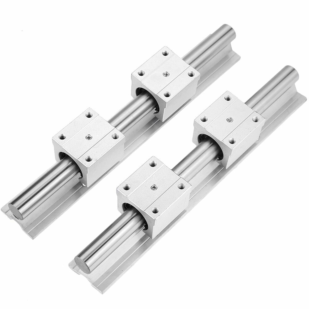 Комплект линейных направляющих 2 шт SBR12 1300мм с 4 шт SBR12UU