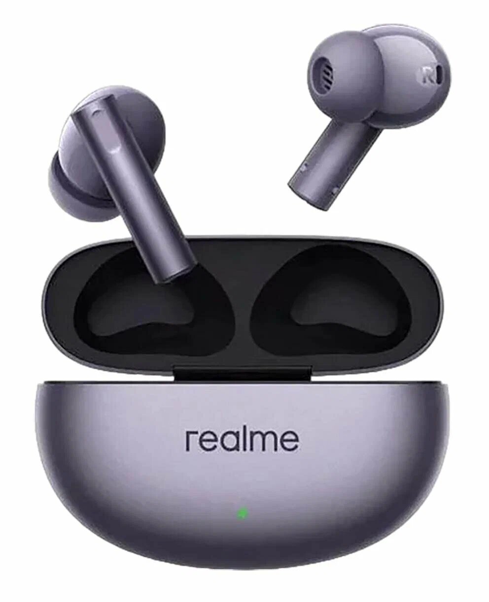 Наушники REALME Buds Air 6, Bluetooth, внутриканальные, Фиолетовый