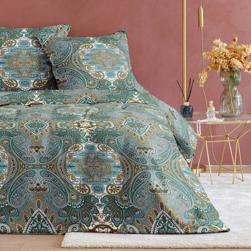 Постельное белье 2 спальное Флоранс Бязь нав 70х70 Малахитовая шкатулка 2099₽