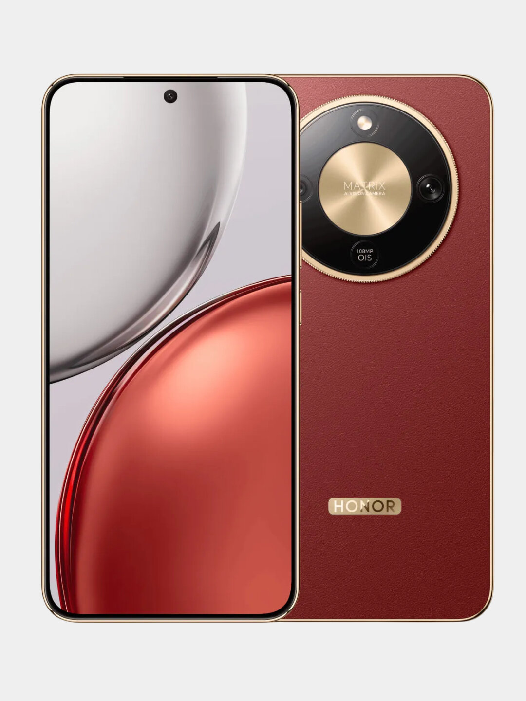 Смартфон Honor X9d 5G, 8300мАч, 108Мп, NFC, 120Гц Бордовый, 8/256 ГБ