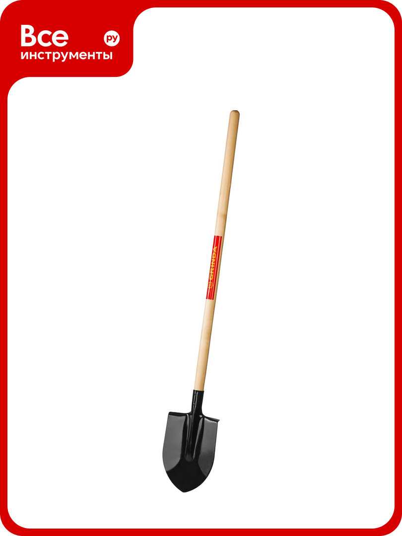 Штыковая лопата деревянный черенок GRINDA 421821_z01