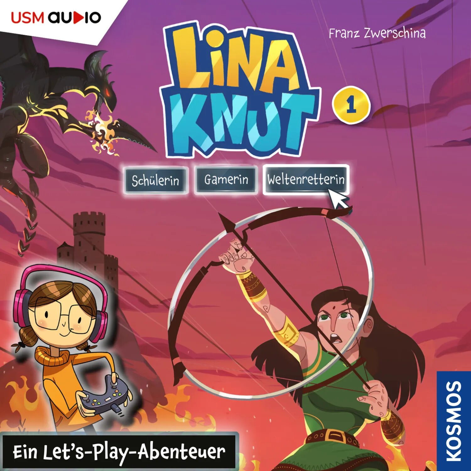 Lina Knut: Schülerin, Gamerin, Weltenretterin, Band 1: Ein Let's-Play-Abenteuer (ungekürzt) [Аудиокнига]