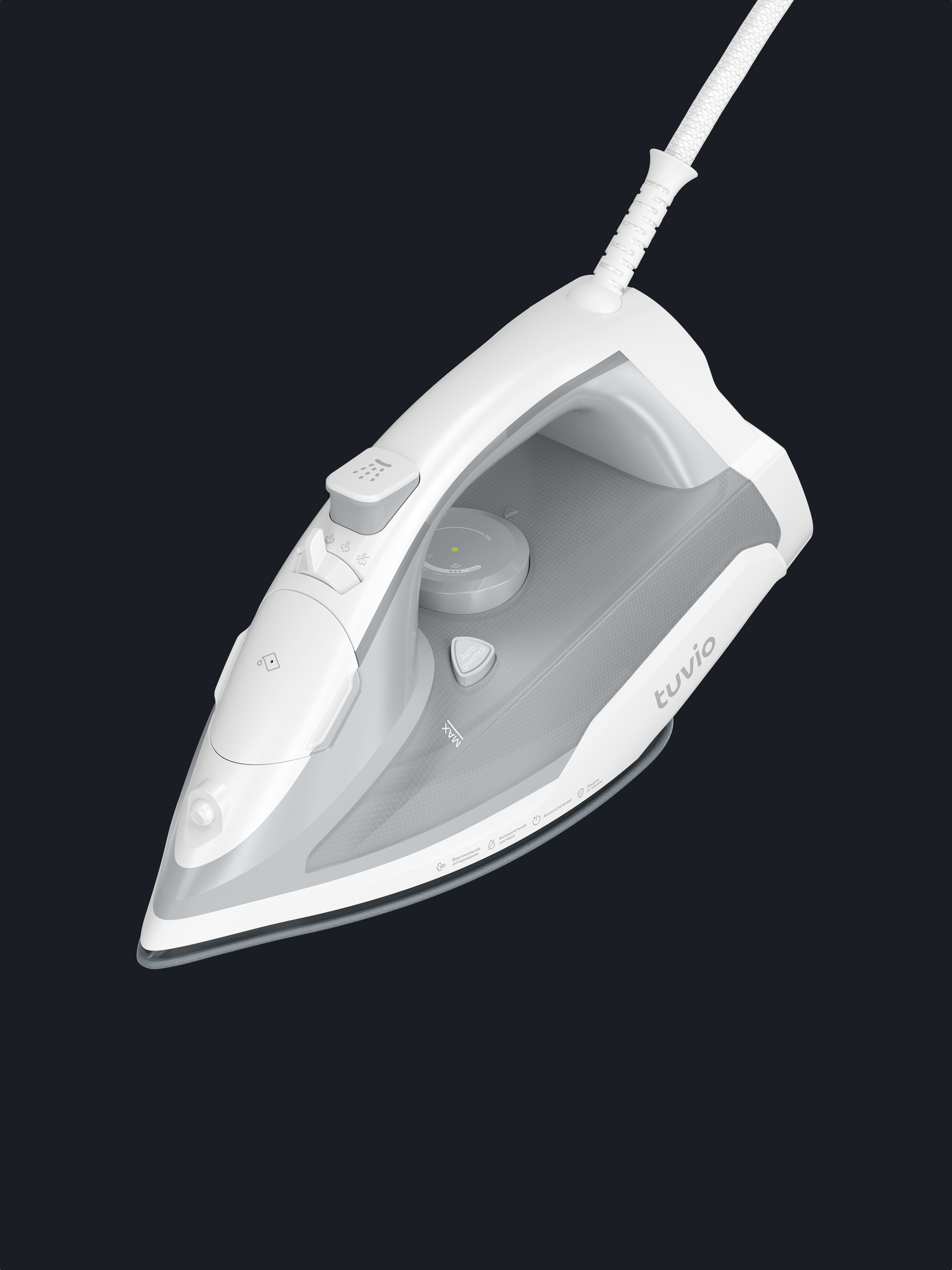 Утюг Tuvio TVC01I с автоотключением, паровой удар 150 гр/мин — фото 1