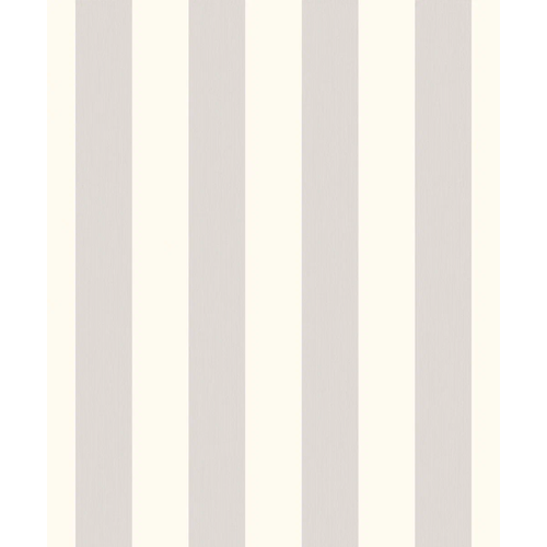 фото Обои aura stripes@home 580330; 0,53x11,20 м, флизелин, цвет бежевый/серый