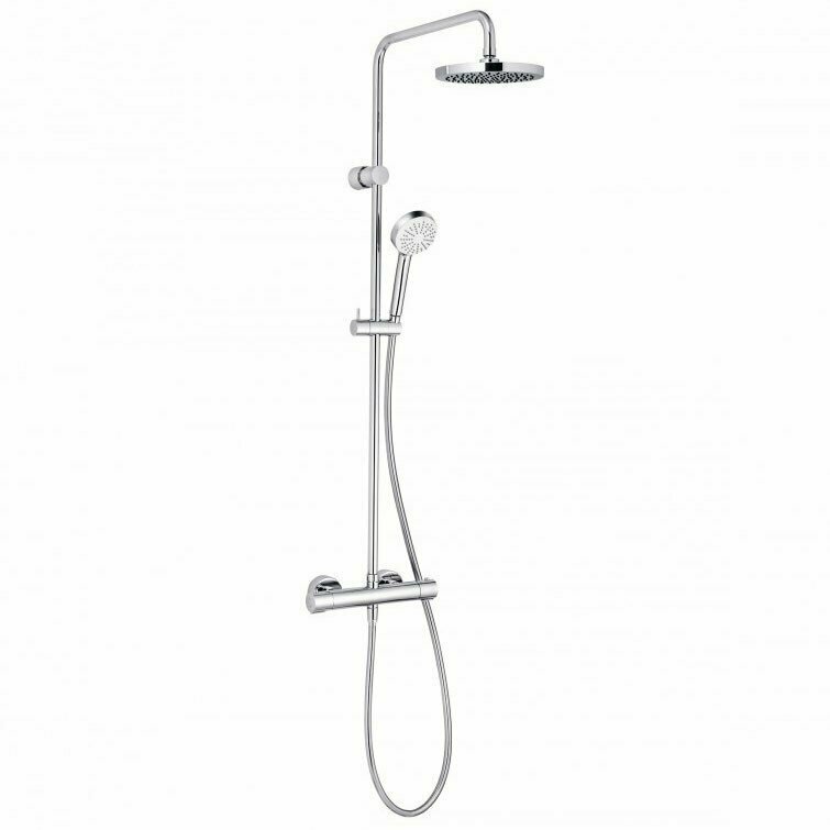 Душевая стойка Kludi Logo Dual Shower System 6809405-00 с термостатом