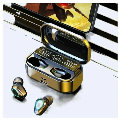 Беспроводные наушники 53 TWS G-28 с функцией Power Bank черный 89900₽