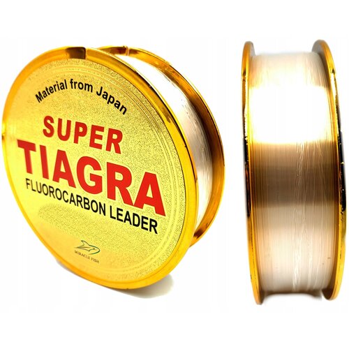 Флюрокарбоновая леска для рыбалки, поводочная леска Tiagra Super, 1 шт. по 30 м 0,14мм