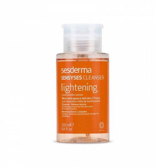 SesDerma липосомальный лосьон для снятия макияжа Sensyses Cleanser Lightening, 200 мл, 250 г