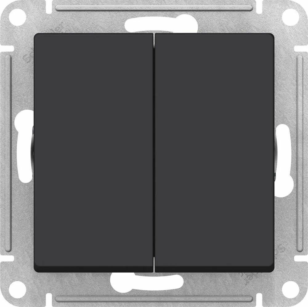 AtlasDesign ATN001013 Выключатель одноклавишный (10 А, под рамку, подсветка, скрытая установка, карбон) Schneider Electric - фото №13