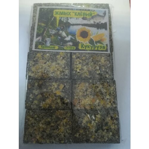 фото Прикорм жмых клевый для рыбалки вкус кукуруза nonameeee