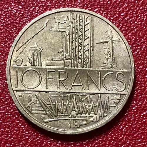 Монета Франция 10 Франков 1977 год #2-3 монета франция 10 франков 1991 год 2 3
