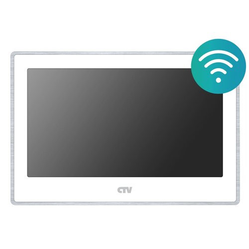 CTV-M5702W Cенсорный 7 монитор видеодомофона WI-FI ctv m5702 белый и ctv d4005 серебро комплект многофункционального домофона hd wi fi 7