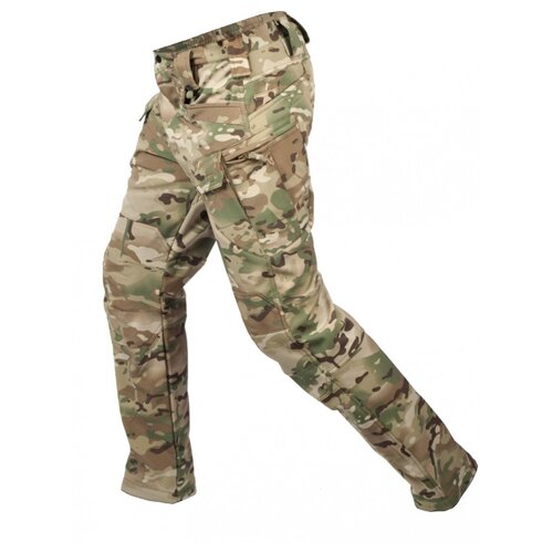 фото Брюки тактические мужские софтшелл gongtex assault softshell pants, осень-зима, цвет мультикам (multicam)-xxl