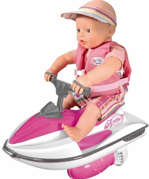 Игровой набор Baby Born "Кукла-мальчик на водном скутере"