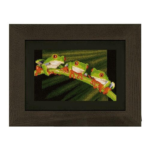 фото Набор для вышивания красноглазые древесные лягушки 27 х 17 см pn-0146866 vervaco