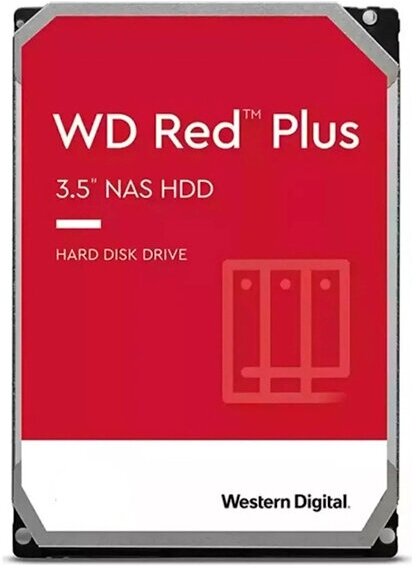 Жесткий диск Western Digital Red Plus 6Tb WD60EFPX