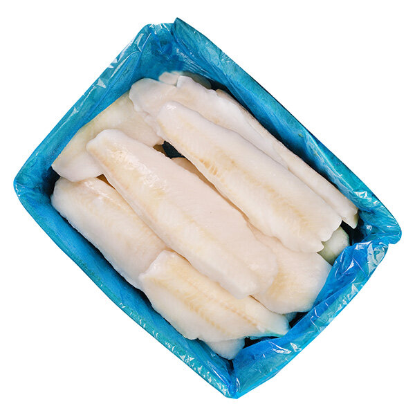 Филе палтуса белокорого Эко Фиш замороженное ОПТ, 10 кг