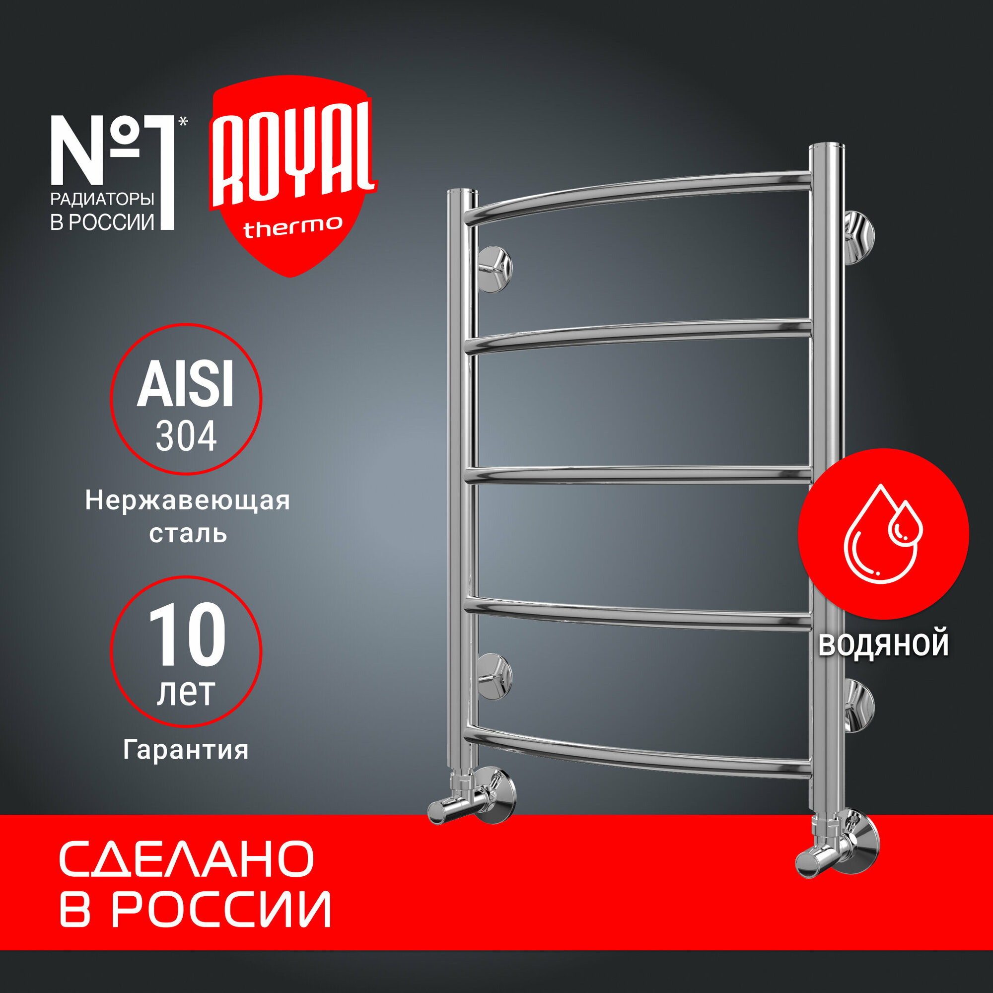 Полотенцесушитель Royal Thermo Классика П5 500х596