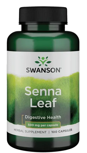 Swanson Senna Leaf 500 mg (Лист Сенны 500 мг) 100 капсул (Swanson)