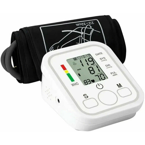 Тонометр автоматический с манжетой, Аппарат для измерения артериального давления электронный