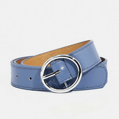 фото Ремень сима-ленд, размер 110, голубой сима-лэнд