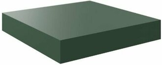 Прямая мебельная полка "Leviate" 235x230x38 мм цвет Темно зеленый станет отличным решением для расстановки аудиотехники, ТВ-приставок или декоративных