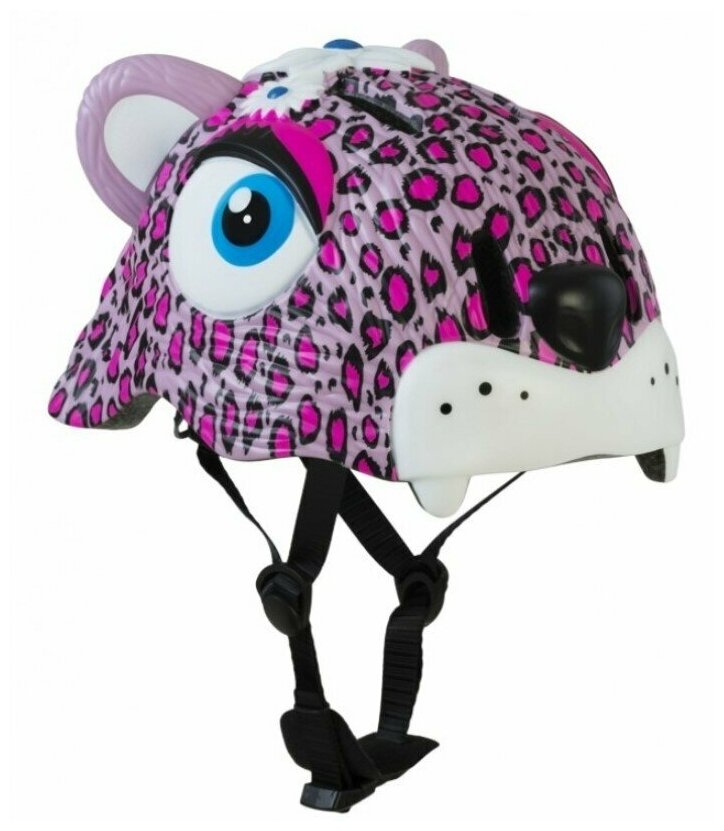 Шлем Pink Leopard коллекция 2017 (розовый леопард) Crazy Safety