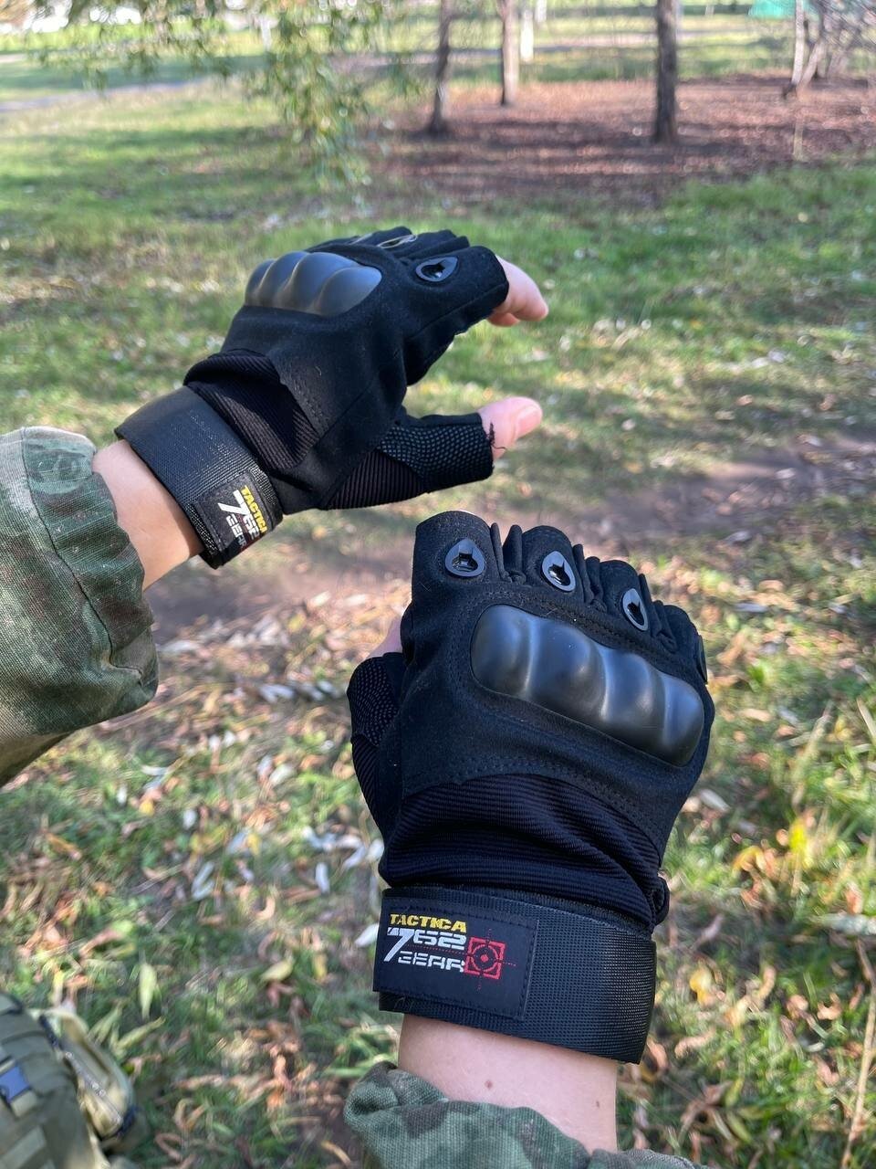 Перчатки Военные перчатки тактические беспалые