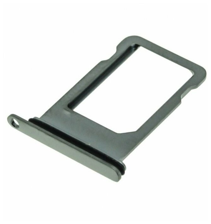 Держатель сим карты (SIM) для Apple iPhone X серебро