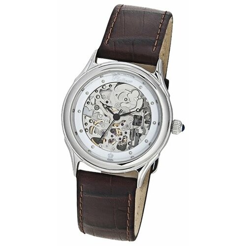Platinor Мужские серебряные часы «Скелетон» Арт.: 41900.159