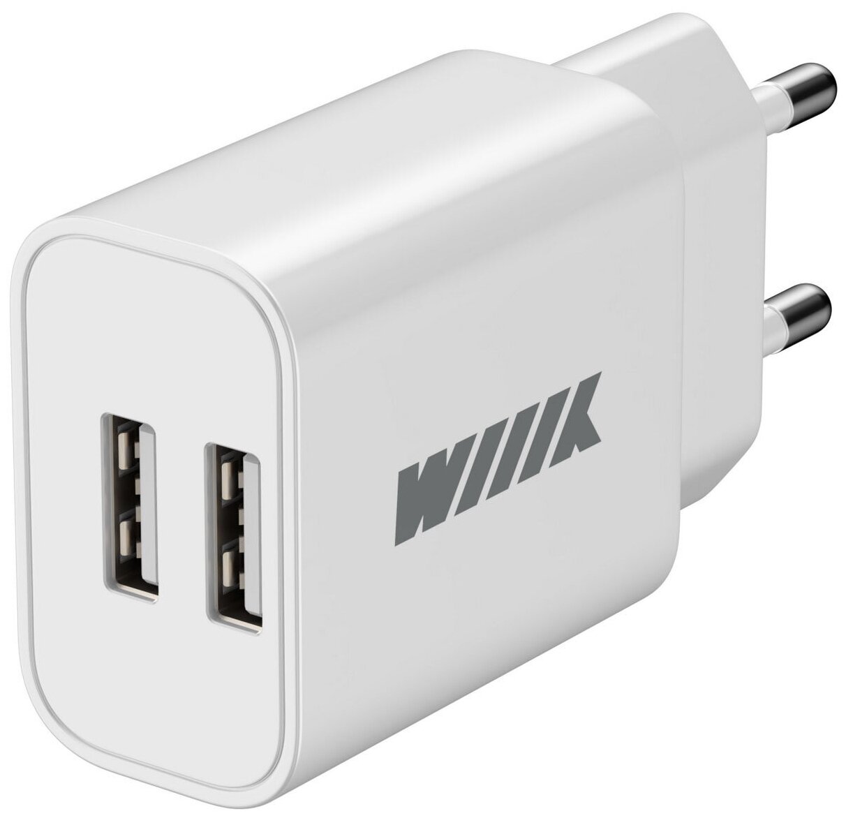 Сетевое зарядное устройство Wiiix UNN-1-2-01 2.4A универсальное белый - фото №3