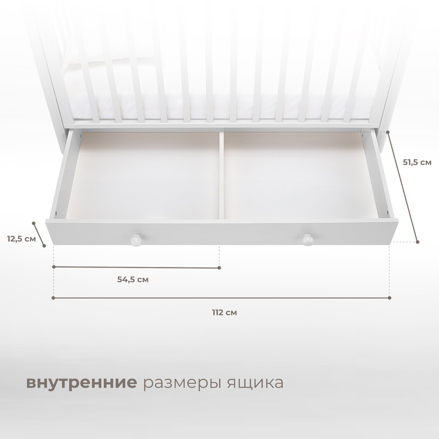 Nuovita Кроватка детская Lusso Swing, продольный маятник, белый - фото №8
