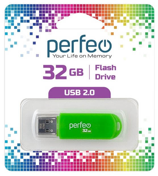 USB флешка Perfeo USB 32GB C03 Green