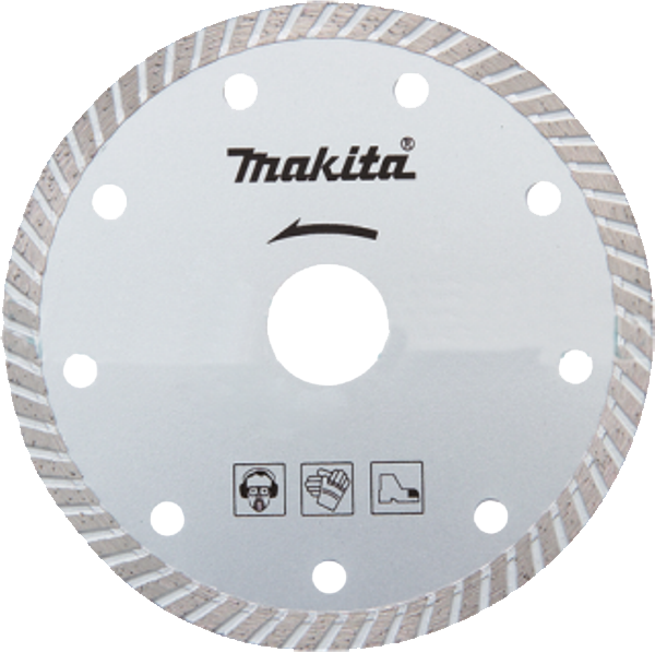 Рифленый алмазный диск по бетону Makita - фото №3